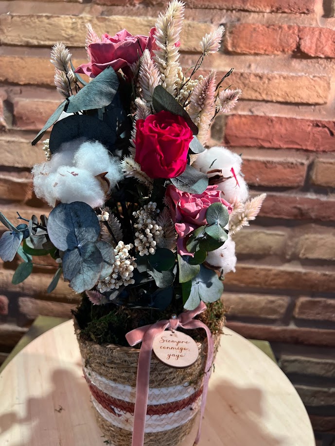 flores-secas-rosas-algodon
